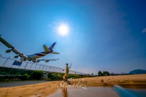 プーケット飛行機ビーチ